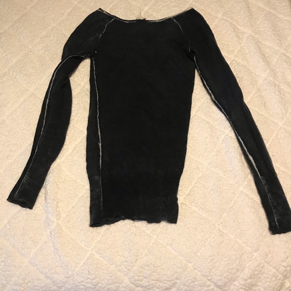 We the Free Cashmere Gray Dragon Sweater Sz X-Small - Picture 2 of 6